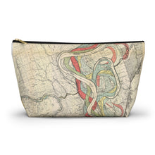 Load image into Gallery viewer, Ancient Courses Mississippi River Meander Accessory Pouch w T-bottom