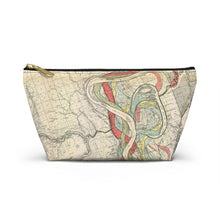 Load image into Gallery viewer, Ancient Courses Mississippi River Meander Accessory Pouch w T-bottom