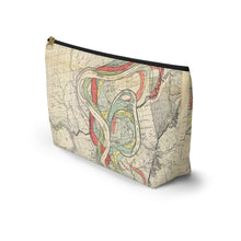 Load image into Gallery viewer, Ancient Courses Mississippi River Meander Accessory Pouch w T-bottom