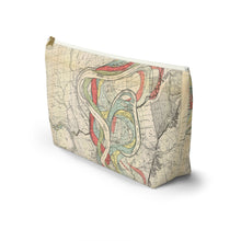 Load image into Gallery viewer, Ancient Courses Mississippi River Meander Accessory Pouch w T-bottom