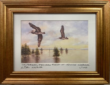 Load image into Gallery viewer, Daybreak, Pelican Roost at Venice Marina - framed, signed and numbered print