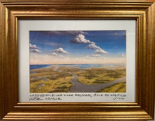 Load image into Gallery viewer, Mississippi River near Red Pass, Gulf of Mexico - framed, signed and numbered print