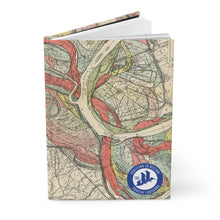 Load image into Gallery viewer, Ancient Courses Mississippi River Meander Belt Hardcover Journal
