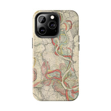 Load image into Gallery viewer, Ancient Courses Mississippi River Meander Tough Phone Cases
