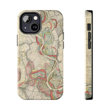 Load image into Gallery viewer, Ancient Courses Mississippi River Meander Tough Phone Cases
