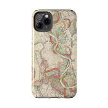 Load image into Gallery viewer, Ancient Courses Mississippi River Meander Tough Phone Cases
