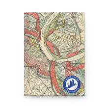 Load image into Gallery viewer, Ancient Courses Mississippi River Meander Belt Hardcover Journal
