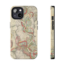 Load image into Gallery viewer, Ancient Courses Mississippi River Meander Tough Phone Cases
