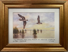 Load image into Gallery viewer, Daybreak, Pelican Roost at Venice Marina - framed, signed and numbered print
